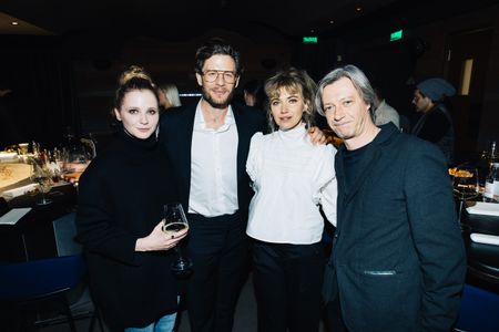 Kirill Pirogov, James Norton, and Sofya Lebedeva