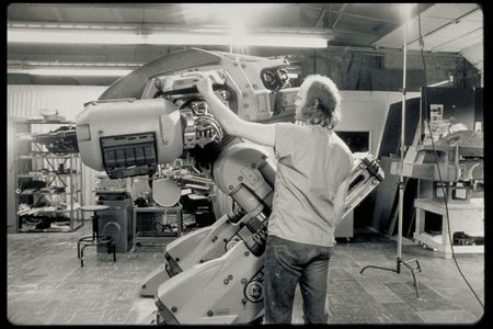 Jon Davison and Phil Tippett in RoboCop (1987)