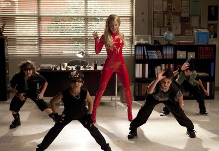 Mark Kanemura, Heather Elizabeth Morris, and Catalina Cat Rendic in Glee (2009)