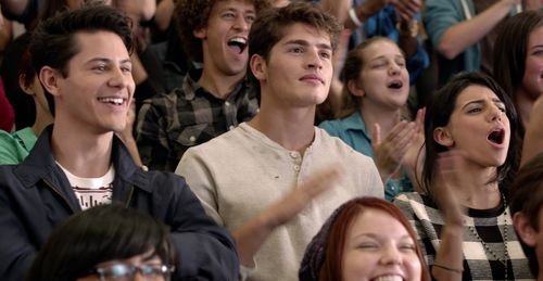 Michael J. Willett and Gregg Sulkin in Faking It (2014)