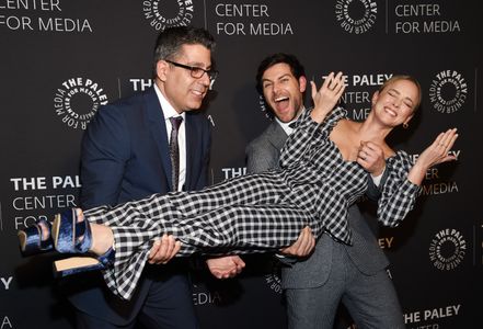 D.J. Nash, David Giuntoli, and Allison Miller at an event for A Million Little Things (2018)