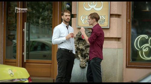 Filip Tomsa and Petr Buchta in Taxi 121 (2016)