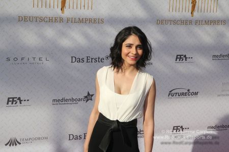 Pegah Ferydoni attending 'Deutscher Filmpreis 2014'