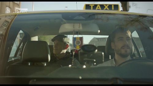 Filip Tomsa and Brian Caspe in Taxi 121 (2016)