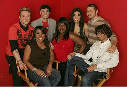 Melinda Doolittle, Sanjaya Malakar, Jordin Sparks, Phil Stacey, LaKisha Jones, Blake Lewis, and Chris Richardson in Amer