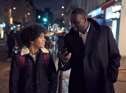 Omar Sy and Etan Simon in Lupin: Chapter 4 (2021)