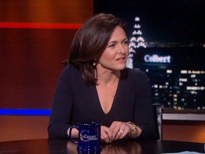 Sheryl Sandberg in The Colbert Report (2005)