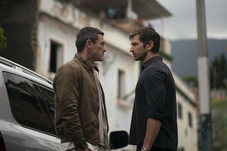 Michiel Huisman and Luke Evans in Echo 3 (2022)