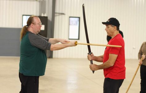 Sword Training with Adrian Paul (The Highlander) at the Sword Experience