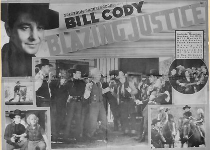 Curley Baldwin, Colin Chase, Bill Cody, Gordon Griffith, Gertrude Messinger, and Frank Yaconelli in Blazing Justice (193