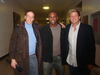 George Pappy, Johnny Alexander, and Kenny Johnson at the premier of Few Options.