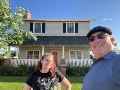 Producer's Don Dunn and Melanie Kirk on the set of The Really Loud House 2022