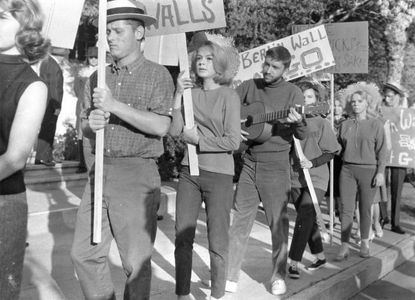 Sandra Dee, Bob Denver, Jenny Maxwell, and Cynthia Pepper in Take Her, She's Mine (1963)