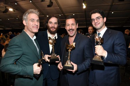 Adam Sandler, Josh Safdie, Benny Safdie, and Ronald Bronstein at an event for 35th Film Independent Spirit Awards (2020)