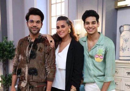 Neha Dhupia, Ishaan Khattar, and Rajkummar Rao in BFF's with Vogue (2016)