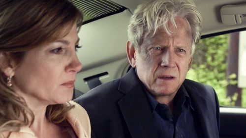 Bruce Davison and Annie Fitzgerald in Leverage (2008)