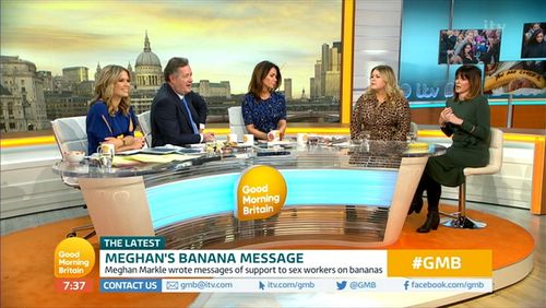 Annabel Giles, Piers Morgan, Susanna Reid, Charlotte Hawkins, and Rebecca Reid in Good Morning Britain (2014)