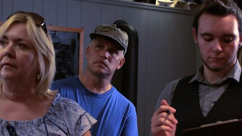 David G. Baker, Matt Whitehead, and Karen B. Greer in Flowers for Fannie (2013)