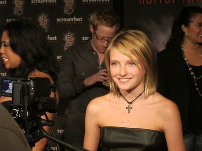 Gianna LePera being interviewd at Screamfest 2011 for the Premier of Vamperifica