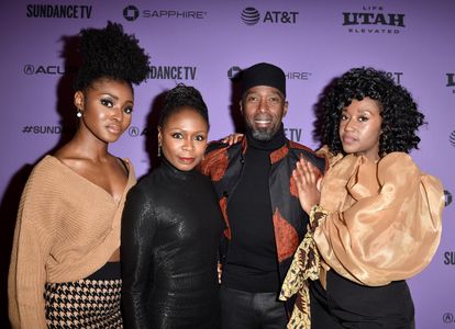 Ntare Guma Mbaho Mwine, Zainab Jah, Jayme Lawson, and Nana Mensah at an event for Farewell Amor (2020)