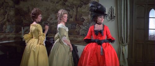 Rosalind Ayres, Sherrie Hewson, and Margaret Lockwood in The Slipper and the Rose: The Story of Cinderella (1976)