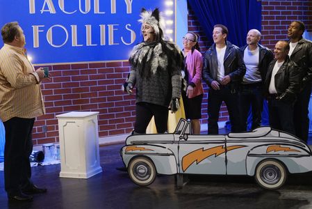 Perry Anzilotti, Troy Blendell, Will Sasso, Eric Stonestreet, Greg Thirloway, Grace Rowe, and Marshall Givens in Modern 