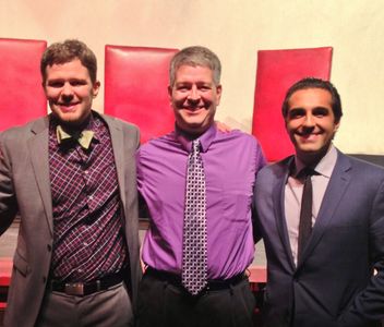 The Drunk movie premiere. L to R: Paul Fleschner, Steve Bayorgeon & William Tanoos