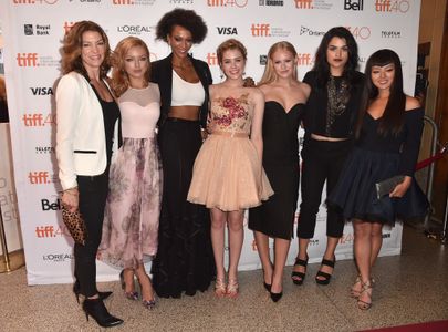 Francesca Eastwood, Rya Kihlstedt, Judith Shekoni, Gatlin Kate James, Eve Harlow, Danika Yarosh, and Kiki Sukezane at an