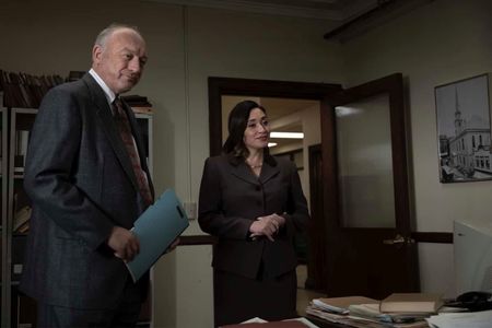 Erica Camarano and John Doman in CITY ON A HILL