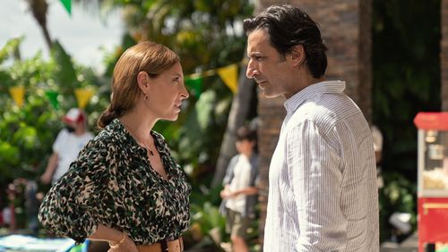 Marina de Tavira and José María Yazpik in Now and Then (2022)