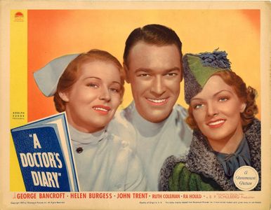 Helen Burgess, Ruth Coleman, and John Trent in A Doctor's Diary (1937)