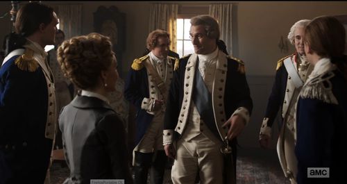 Ian Kahn, Ksenia Solo, Seth Numrich, Owain Yeoman, Sean Haggerty, and Brian Wiles in TURN: Washington's Spies (2014)