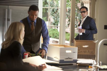 Jimmy Smits, David Ramsey, and Ellen Woglom in Outlaw (2010)