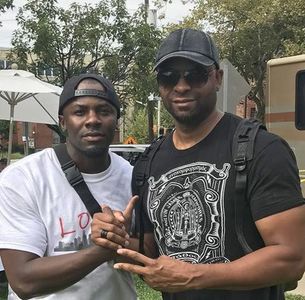 Melvin James and Derek Luke