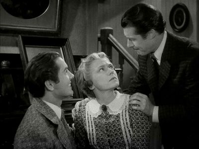 Tyrone Power, Don Ameche, and Alice Brady in In Old Chicago (1938)