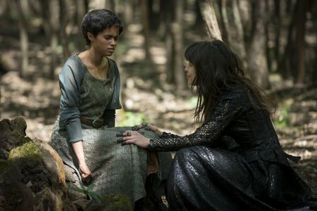 Ana Ularu and Jordan Loughran in Emerald City (2016)