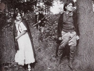 J.J. Clark and Alice Hollister in The Poacher's Pardon (1912)