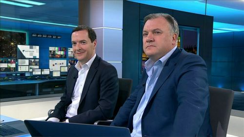 George Osborne and Ed Balls in ITV News Election 2019 Live: The Results (2019)