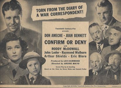 Don Ameche, Joan Bennett, Roddy McDowall, Claud Allister, Eric Blore, John Loder, Arthur Shields, and Raymond Walburn in