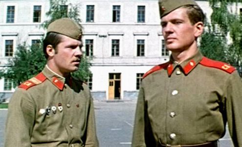 Aleksandr Fatyushin and Igor Kostolevskiy in Vesenniy prizyv (1978)