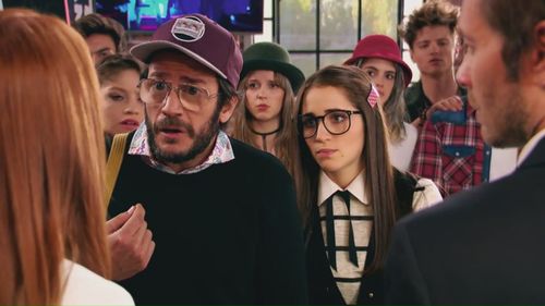 Ezequiel Rodríguez, Carolina Ibarra, Karol Sevilla, Ana Jara, Carolina Kopelioff, and Chiara Parravicini in Soy Luna (20