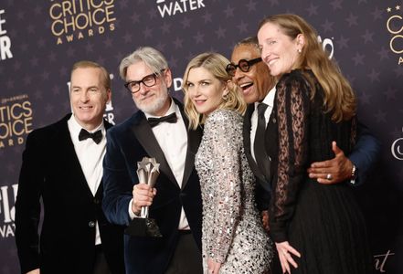 Giancarlo Esposito, Peter Gould, Bob Odenkirk, Rhea Seehorn, and Melissa Bernstein