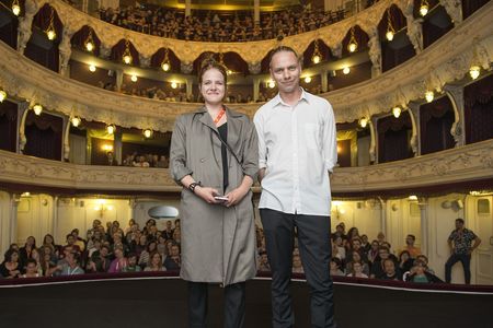 Jörgen Liik and Rea Lest at an event for November (2017)