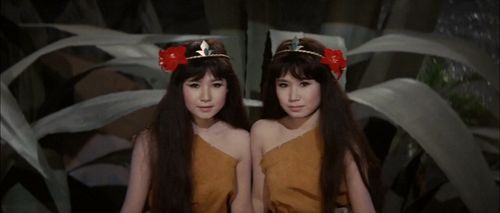 Emi Itô and Yumi Itô in Ghidorah, the Three-Headed Monster (1964)