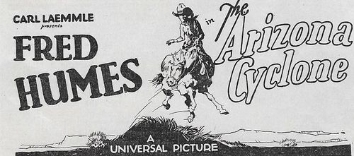 Fred Humes in The Arizona Cyclone (1928)