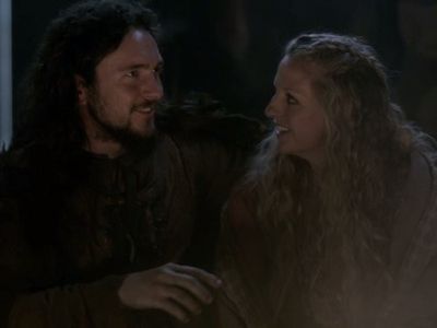 Maude Hirst and George Blagden in Vikings (2013)