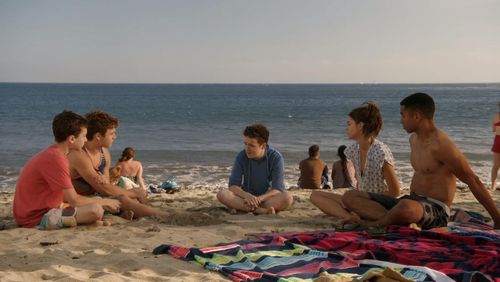 Maia Mitchell, Gavin MacIntosh, Hayden Byerly, Tom Williamson, and Tom Phelan in The Fosters (2013)