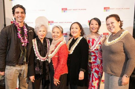 Jeanne's Opening Night for East West Players' THE NISEI WIDOWS CLUB: HOW TOMI GOT HER GROOVE BACK (L to R Castmates Tui 