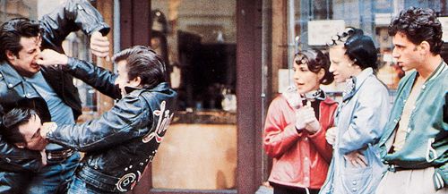 Sylvester Stallone, Henry Winkler, Paul Jabara, Paul Mace, Renee Paris, and Maria Smith in The Lords of Flatbush (1974)