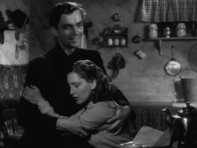 Barbro Kollberg and Birger Malmsten in It Rains on Our Love (1946)